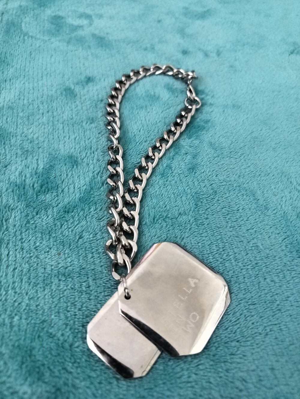 Rare Vintage Stella McCartney "Stella in Two" Solid Perfume Pendant Curb Chain